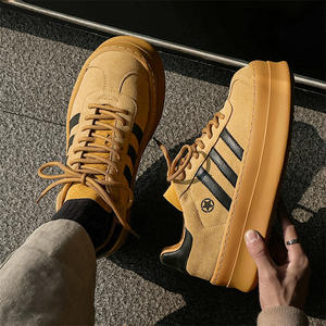 2025 New Dark Street Style Low-top Zapatillas de deporte versátiles para hombres con suela gruesa y diseño único-Zapato informal de moda - Product Image 1