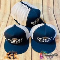 Gorra de Béisbol Y-p Ypoong de 5 Paneles con Visera Plana, Estructurada, Personalizada, con Malla Trasera, Cierre a Presión, Modelo 6006, Bordado a Mano Deportivo, Unisex