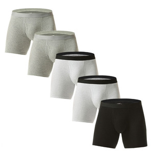 Ingrosso Boxer classici da <span class=keywords><strong>uomo</strong></span> biancheria intima Shorts in maglia traspirante traspirante in cotone <span class=keywords><strong>Culotte</strong></span> Boxer slip da <span class=keywords><strong>uomo</strong></span> - Product Image 1