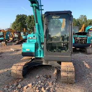 Mini-pelle SK75-8 d'occasion de haute qualité 7ton Poids de fonctionnement Composants importés Moteur de pompe à moteur Type de chenille à vendre - Product Image 3