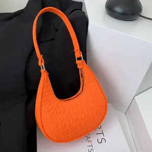 Tas tangan wanita desain baru tas bahu warna Solid Fashion wanita tas flanel portabel