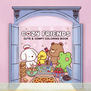 Libro para colorear de animales adorables, cuaderno de dibujo para adultos y adolescentes, regalo creativo de arte para amigos acogedores - Product Image 3