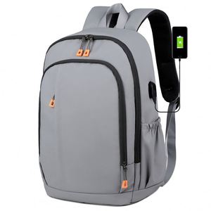 Venta al por mayor de fábrica Loungefly Unisex Casual Sport Travel USB Laptop Backpack Men's School impermeable PU cuero Durable poliéster - Product Image 1