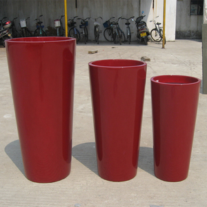 Set <span class=keywords><strong>da</strong></span> <span class=keywords><strong>giardino</strong></span> con design personalizzato fioriera in fibra di argilla vasi per alberi in fibra di argilla vasi per fiori in fibra di argilla per giardinaggio arredamento patio - Product Image 3