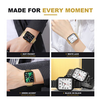 Montres à quartz pour couple SKMEI 1954, bracelet en acier inoxydable, résistantes à l'eau 3BAR, montres-bracelets assorties pour anniversaire de mariage