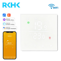 Termostato Inteligente WiFi Tuya para Sistema de Calefacción por Suelo Radiante, Controlador de Temperatura HVAC Digital Programable Interno con Detección de Ventanas