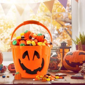 Decoración de fiesta de Halloween Niños <span class=keywords><strong>Jack</strong></span> <span class=keywords><strong>O</strong></span> <span class=keywords><strong>Lantern</strong></span> Trick or Treat Cubo Light Up Halloween Candy Pumpkin Bucket - Product Image 5
