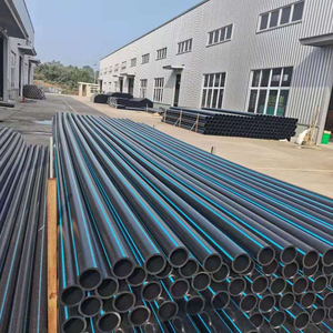ม้วนท่อจ่ายน้ำแบบกลวงลายทางสีฟ้า HDPE สำหรับการทำฟาร์มชลประทานหยดอุปกรณ์ท่อพลาสติก - Product Image 3