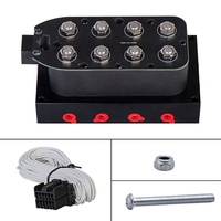 Vanne solénoïde de suspension pneumatique à 4 coins 0-300 psi, vanne de collecteur pour pièces de moteur automobile et moto - SMV-02