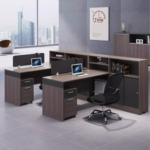 Đồ nội thất hiện đại Divider bàn làm việc văn phòng nhân viên Bàn máy tính bàn Bàn gỗ bàn nghiên cứu offlce bảng Modular bàn văn phòng - Product Image 4
