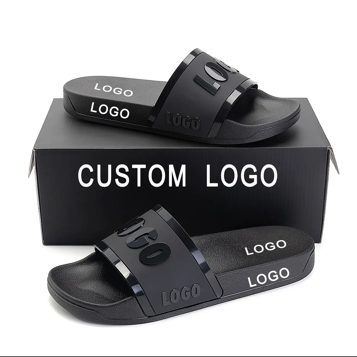 Importados Pantofole Da Casa Bangkok Custom -ons Slide Sandal Kaymaz Designable Juvenil Rubber pers Beach Pvc pers