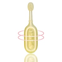 Premium Silicone langue nettoyant grattoir formation brosse à dents dessin animé poignée brosse à dents enfants brosses à dents