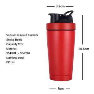 700ml Double-layer Stainless Steel <b>Protein</b> Cup for Exercise and Fitness, with Heat Preservation Function Gym Shaker <b>Bottle</b> - Product Image 3