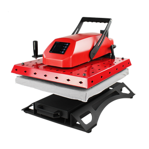 Electric New <strong>Replaceable</strong> Lower Plate Flatbed T-shirt Sublimation Heat Press Transfer Machine with <strong>Slide</strong> Out <strong>Drawer</strong> - Product Image 1