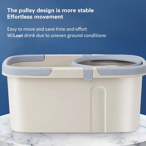 New Ổ đĩa kép ROTARY lau hộ gia đình hoàn toàn tự động lau mà không cần rửa tay lau sàn - Product Image 5