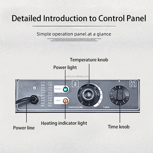 5 pcs bào ngư hình dạng sắt tấm không dính lớp phủ nhanh chóng sưởi ấm âm đạo tùy chỉnh thiết kế hình dạng Waffle maker Snack Đảng nồi - Product Image 4