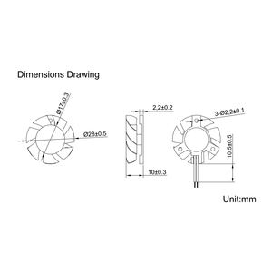 UitraFan DC 5V/12V 3010 Bürstenloser Quadratischer Rahmen Kugellager Wandmontage Lüfter mit 1 Jahr Garantie - Product Image 6