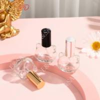 Botol Parfum Kaca Transparan Mini Persegi 10ML dengan Pompa Aluminium