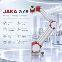 Bras robotisé industriel JAKA Zu18, charge utile de 18 kg, portée de 1073 mm, robot collaboratif à 6 axes pour l'entretien des machines CNC
