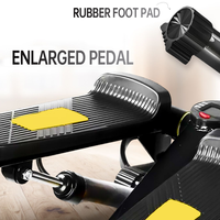 Mini stepper avec hauteur de marche réglable pour un entraînement complet du corps, capacité de poids de 220 lb