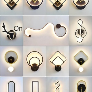 Modern Crystal <b>Wall</b> Lamp with Round Shade Off-White E26 LED 3500K Warm White Touch Control <b>Dimmable</b> <b>Wall</b>-Mounted for Bedroom - Product Image 4