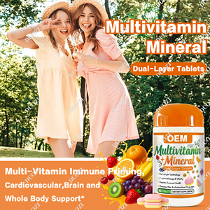 Tabletas Multivitamínicas + Minerales de Doble Capa - 60 Unidades |   Suplemento Dietético para el Apoyo Inmunitario y Aumento de Energía para la Salud de Todo el Cuerpo - Product Image 2