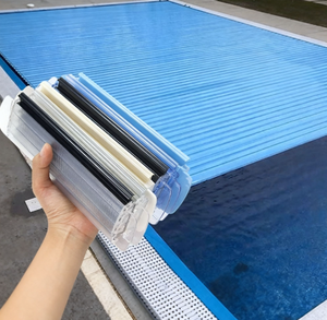 Couverture de <span class=keywords><strong>piscine</strong></span> PC, couverture pliante de <span class=keywords><strong>piscine</strong></span> avec bandes flottantes PC, couverture de sécurité thermique électrique télécommandée intelligente - Product Image 2