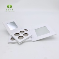 Palette de fard à joues personnalisée 4 couleurs, emballage en carton pour maquillage, boîte vide pour fard à paupières