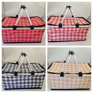 Panier de pique-nique pliable personnalisé, sac isotherme, boîte thermique pour bière et nourriture, sac isotherme pliable, camping en plein air, randonnée, panier de pique-nique - Product Image 3