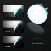 Projecteur LED solaire rechargeable portable pour le travail en extérieur, le camping et les situations d'urgence