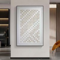 Peinture décorative 3D tridimensionnelle, art mural abstrait moderne simple, nouvelle tendance, art moderne abstrait