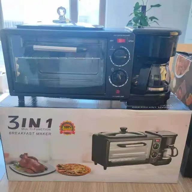 Заводская Прямая поставка household3 в 1 машина для завтрака тостер многофункциональная машина для завтрака