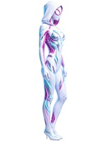 Combinaison moulante originale Gwen Cosplay, tenue de performance de super-héroïne futuriste transfrontalière pour Halloween