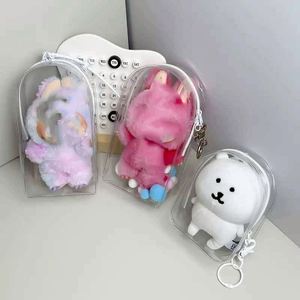 High Quality 15cm Doll Bag Display Bag With Keychain Hanging Random Mysterious Blind Box Storage Bag Transparent PVC Pouch - Product Image 6