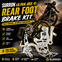 Ensemble de frein arrière Surron Ultra Bee CNC en aluminium 7075 pour moto électrique tout-terrain haute performance