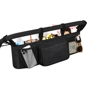 Organizador Universal para Cochecito con Portavasos Aislado, Bolsa Organizadora de Gran Capacidad, Organizador para Cochecito de Paseo - Product Image 1