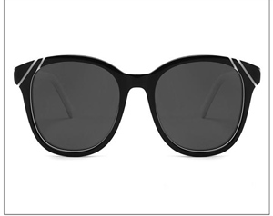 Gafas graduadas Unisex cuadradas de moda de lujo Marcos ópticos de acetato de patrón sólido Hoja gris naranja - Product Image 6