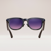 Lunettes Intelligentes de Traduction IA, Appel Mains Libres Sans Fil, Musique, Sports en Extérieur, Étanche IPX-6, Vidéo 1200P
