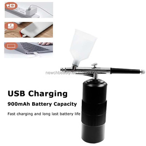 Máy phun sương trên khuôn mặt hấp chăm sóc khuôn mặt vẻ đẹp nano phun Airbrush sơn trang điểm móng tay nghệ thuật điện da giữ ẩm Airbrush phun - Product Image 6