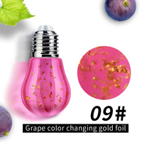 Huile à lèvres mini ampoule personnalisable avec logo, parfumée aux fruits, effet hydratant longue durée, gloss transparent à base de minéraux