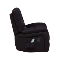 Fauteuil inclinable individuel pivotant et à bascule avec mousse à mémoire de forme, fauteuil électrique relevable pour salon