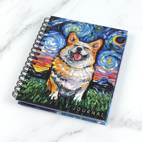 Carnet de notes scolaire à reliure Wire-O personnalisée A4 A5, journal intime à couverture rigide en couleur