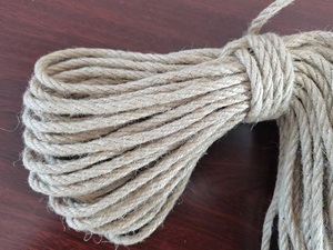 จำหน่ายตรงจากโรงงาน เชือกป่านธรรมชาติ <span class=keywords><strong>3</strong></span> เส้น ขนาด 6 มม. x 200 เมตร ความแข็งแรงสูง ป้องกันไฟฟ้าสถิตย์ ทนต่อการกัดกร่อน เหมาะสำหรับงานฝีมือ - Product Image 4