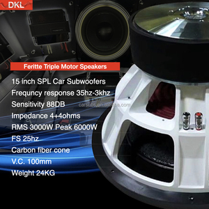 Car <strong>SPL</strong> Subwoofer Speaker 15 Inch Competition Sub RMS 3000W Strong Punch <strong>Bass</strong> Speaker 15&quot; 6000W Peak <strong>SPL</strong> Car Subwoofer