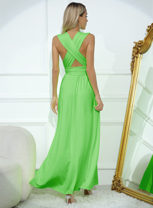 2025 Multi Wear Multi String Croix Dos Nu Sexy Bandage Robes Longues Robes <span class=keywords><strong>De</strong></span> <span class=keywords><strong>Mariée</strong></span> Robes <span class=keywords><strong>De</strong></span> Demoiselle D'honneur - Product Image 6