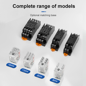 Relé de Alta Calidad YHKJ 220V CA 12V 24V CC HH52P 54P Relé Pequeño MY2NJ con Base de 8 Pines y <span class=keywords><strong>14</strong></span> Pines - Product Image 3