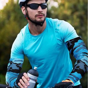 Manches de cyclisme unisexes Mairun USA en polyester respirant, confortables, à haute élasticité, protection solaire, pour sports d'été en extérieur - Product Image 3