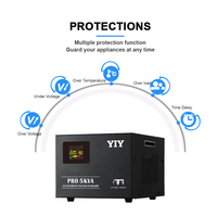 Stabilisateur de tension monophasé série YIY PRO AVR 0,5 kVA-10 kVA, contrôle MCU, CE RoHS NB/T 10286