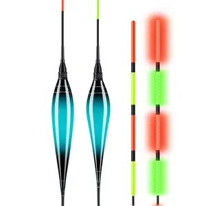 DH06 Dual Use tail Bold and eye-catching Nano Material+Cr425 Electric Luminous Floats carp bighead Fish Bobber