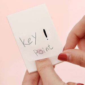 Wholesale Customized Sticky Notes Memo <b>Pads</b> Set Mini Notes <b>Cheap</b> Sticky Transparent Waterproof Glue Page Flags Sticky Notes - Product Image 5